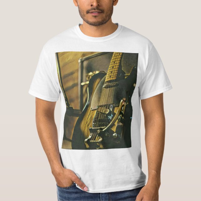 Gift for guitarist boyfriend T-Shirt (Front)