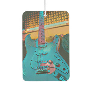 Gift for guitarist husband air freshener