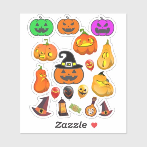 gift for halloween stickers