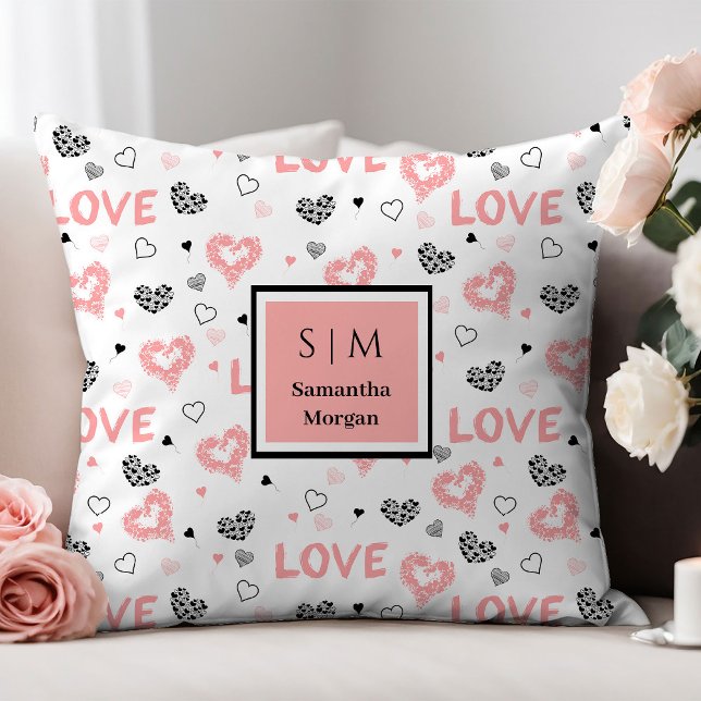 Gift for Husband Personalized Love Texts Pillow (Gift for Husband Personalized Love Heart Pillow)
