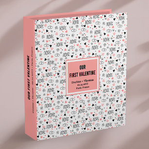 Gift for Husband Valentine Love Photo Book 3 Ring Binder