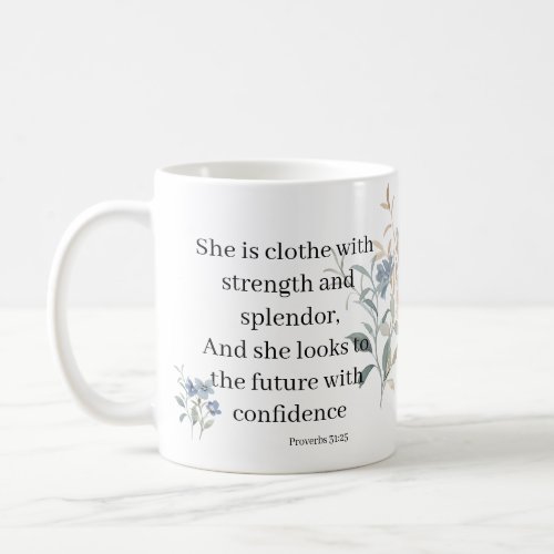 Gift for JW elder wife Personalized Proverbs 3125 Coffee Mug