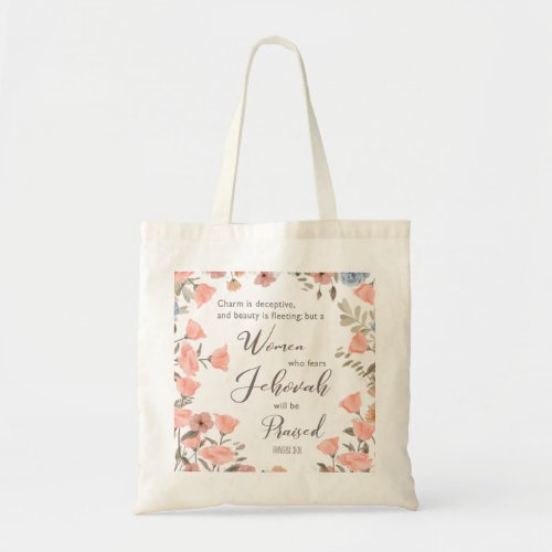 Gift for JW Elders Wife Square Paper Coaster Gift  Tote Bag