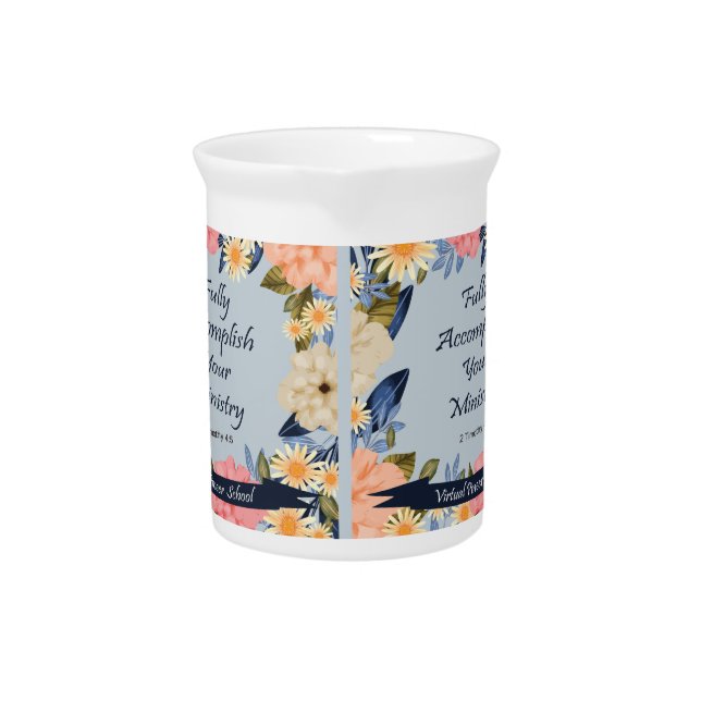 Gift for JW Pioneer: Fully accomplish ministry Cof Beverage Pitcher (Front)