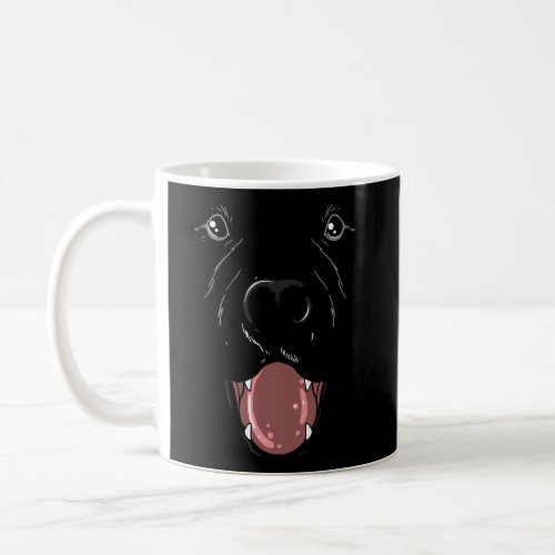 Gift For Labrador Retriever Dogs Lovers Black Lab  Coffee Mug