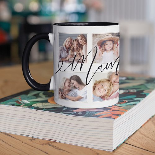 Gift for Mama  Grandchildren Photo Collage Coffee Mug