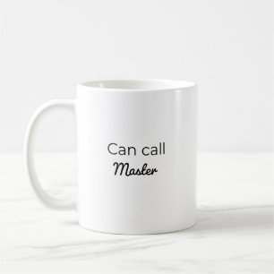 Gift for master's program graduates. coffee mug