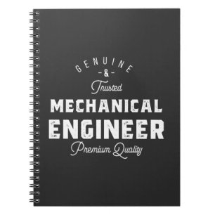 Gift for Mechanical Engineer Notebook