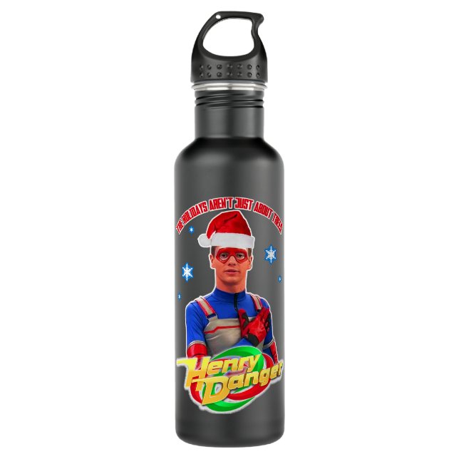 Gift For Men Birthday Kid Danger Holidays Arent Ju Stainless Steel Water Bottle (Front)