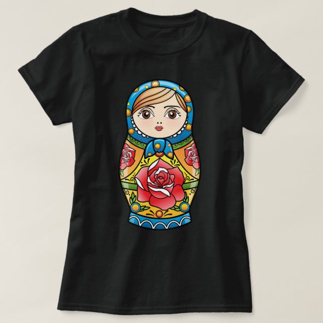 Gift For Men Russian Dolls So Full Of Themself. Gl T-Shirt (Design Front)