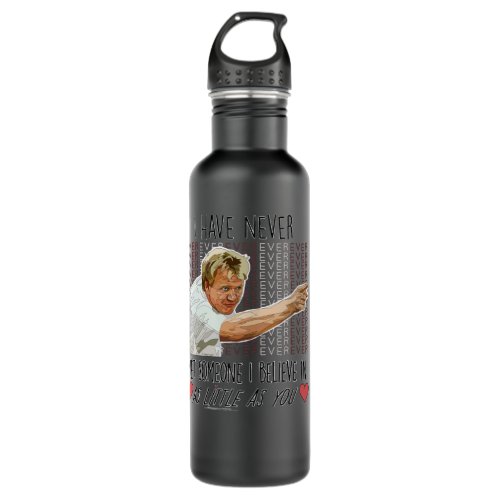 Gift For Men Scottish TV star restaurant owner Mus Stainless Steel Water Bottle