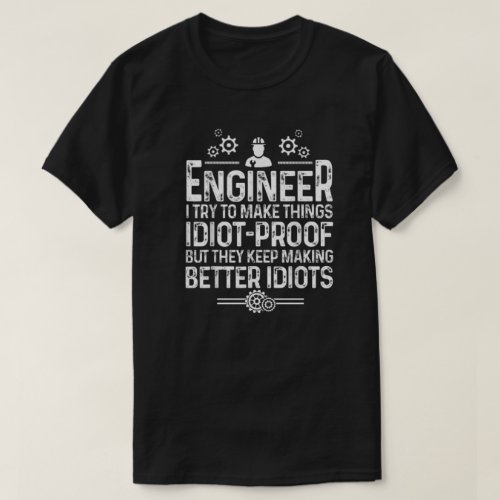 Gift For Men Women Cool Engineering Mechanic T_Shi T_Shirt