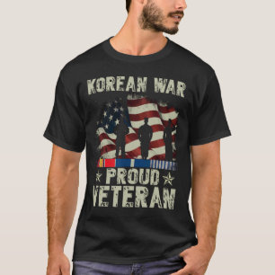 Gift for Military Men Women Proud Korean War Veter T-Shirt