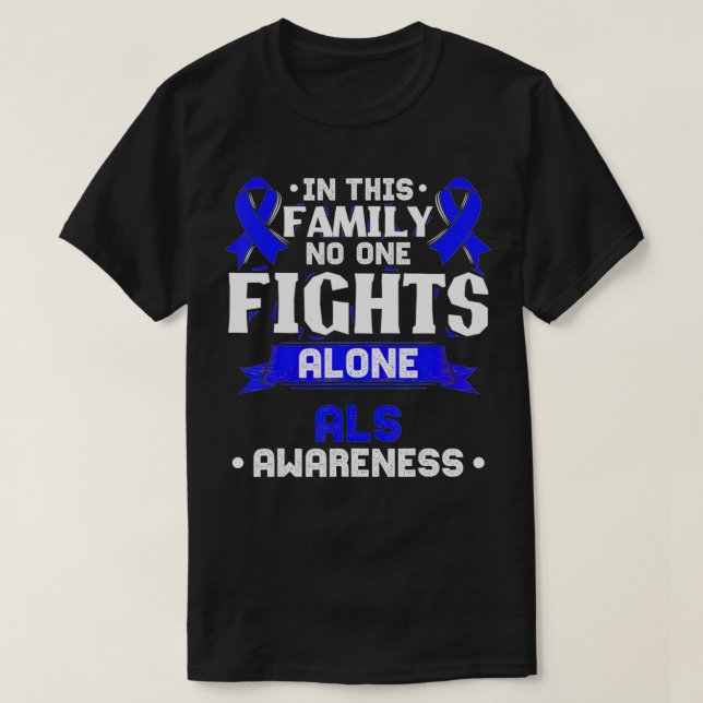 Gift for MND Patients - ALS Awareness  T-Shirt (Design Front)