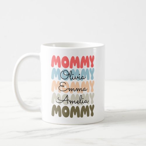 Gift for Modern Moms and Kids on Mothers Day Coffee Mug