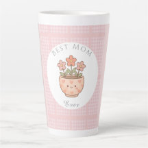 Gift For Mom,Best Mom Ever,Pink Checkered