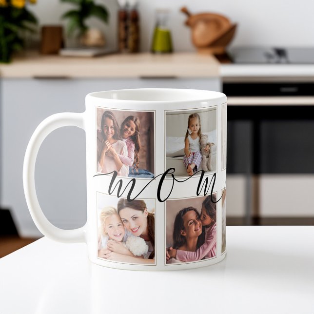 Gift for Mom | Family Photo Keepsake Collage Coffee Mug (Gift for Mom | Family Photo Keepsake Collage Coffee Mug)