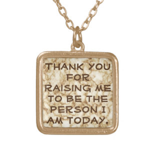 Gift for Mom Mother Gratitude Gift Necklace