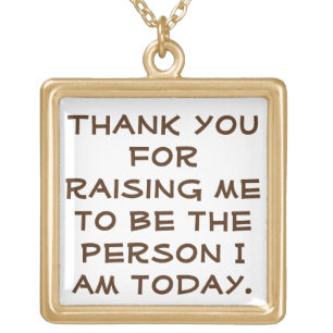 Gift for Mom Mother Gratitude Gift Necklace