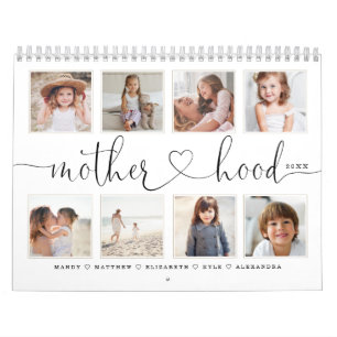 Gift for Mom Motherhood Family Photo Memories Calendar