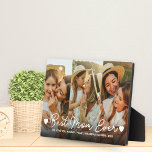 Gift for Mom Mother's Day 3 Photo Best Mom Ever Plaque<br><div class="desc">Best Mom Ever 3 Photo Collage Mothers Day Hearts Photo Plaque.</div>