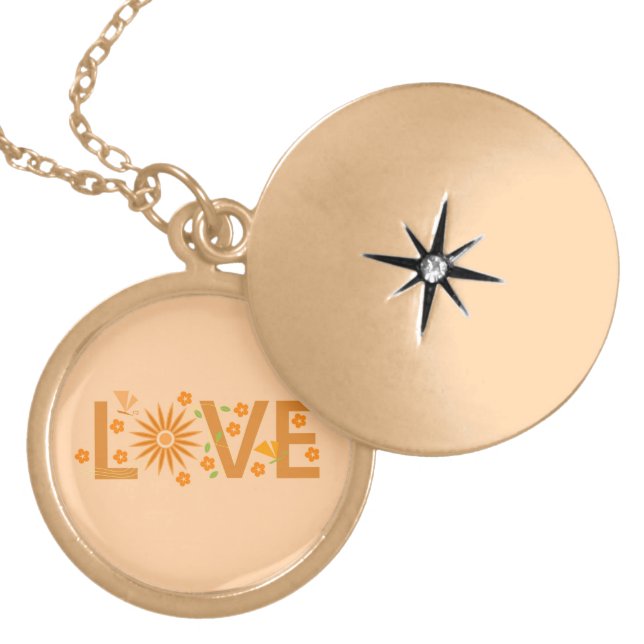 GIFT FOR MOM, SISTER, DAUGHTER, FRIEND, girlfriend Gold Plated Necklace (Front)