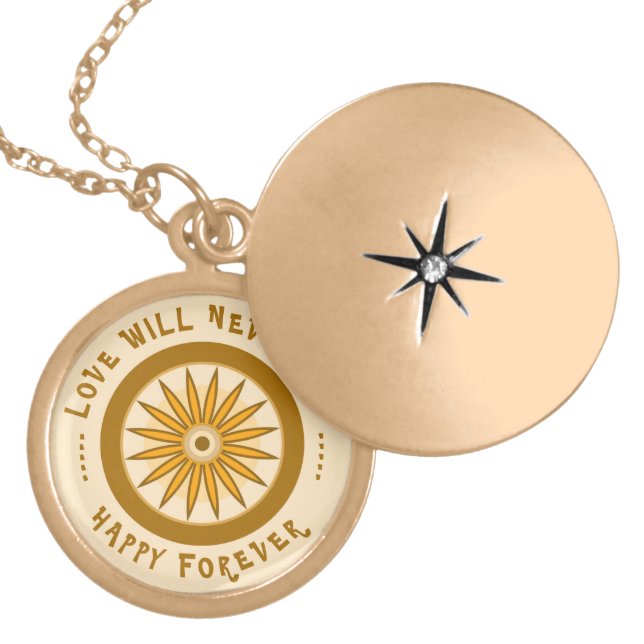 GIFT FOR MOM, SISTER, DAUGHTER, FRIEND, girlfriend Gold Plated Necklace (Front)