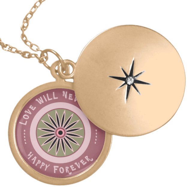 GIFT FOR MOM, SISTER, DAUGHTER, FRIEND, girlfriend Gold Plated Necklace (Front)