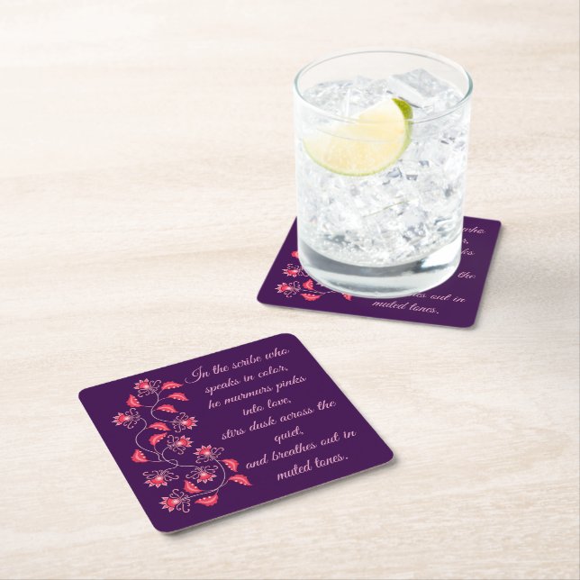 GIFT FOR MOM, SISTER, DAUGHTER, FRIEND, GIRLFRIEND SQUARE PAPER COASTER (Insitu)