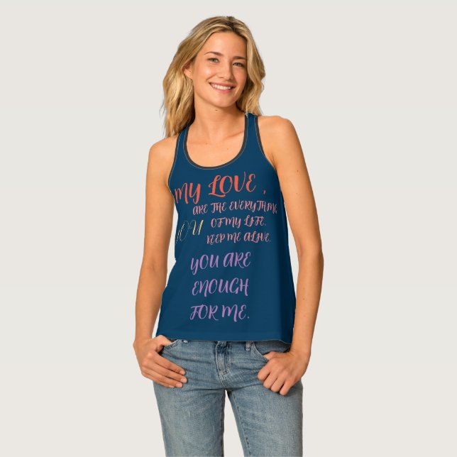 GIFT FOR MOM, SISTER, DAUGHTER, FRIEND, GIRLFRIEND TANK TOP (Front Full)