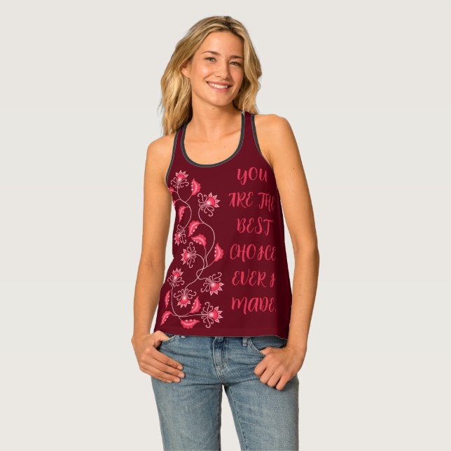 GIFT FOR MOM, SISTER, DAUGHTER, FRIEND, GIRLFRIEND TANK TOP (Front Full)