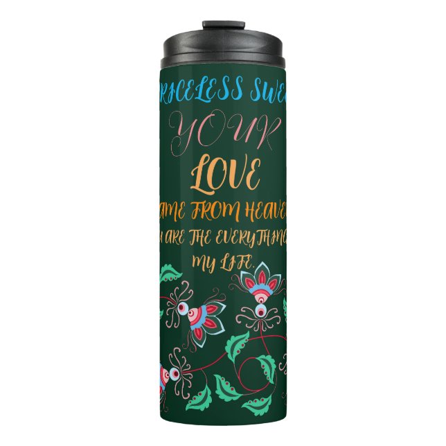 GIFT FOR MOM, SISTER, DAUGHTER, FRIEND, GIRLFRIEND THERMAL TUMBLER (Front)