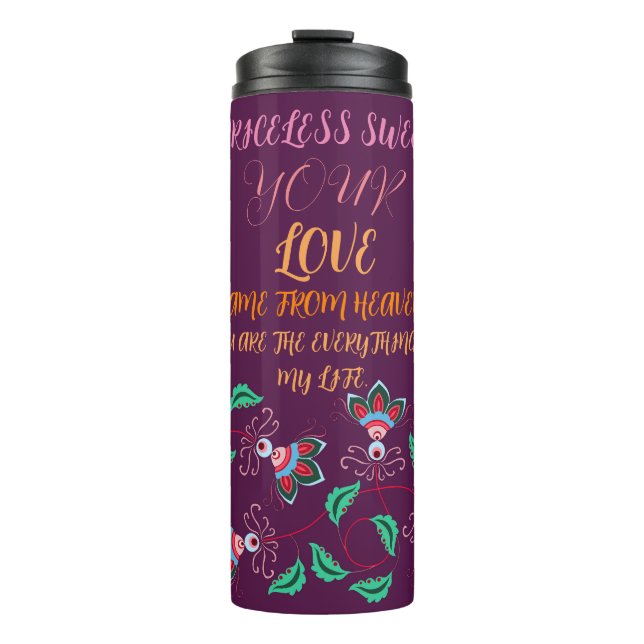 GIFT FOR MOM, SISTER, DAUGHTER, FRIEND, GIRLFRIEND THERMAL TUMBLER (Front)