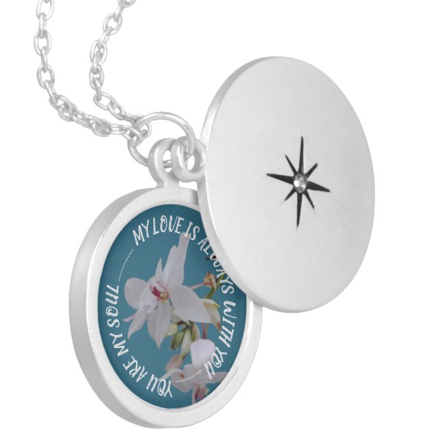 GIFT FOR MOM, SISTER, DAUGHTER, FRIEND  LOCKET NECKLACE (Front Left)