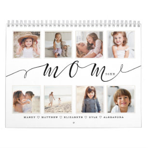 Gift for Mom Special Family Photo Memories Calendar