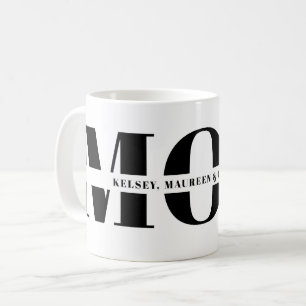 Gift for Mom with Children Names Coffee Mug