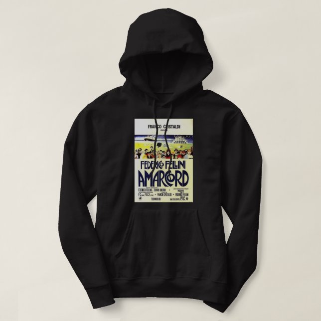 Gift For Movie Fans federico fellini Idol Gift Fot Hoodie (Design Front)