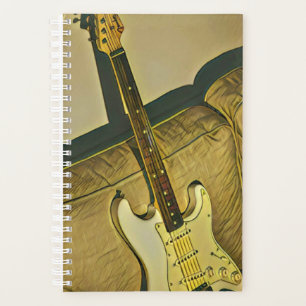 Gift for music teacher guitarist bassist planner