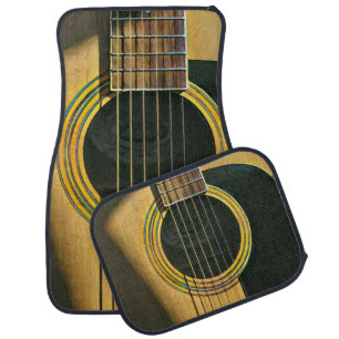 Gift for musician guitarist car floor mat