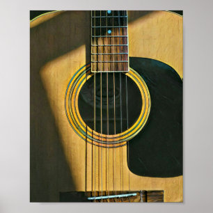 Gift for musician guitarist poster
