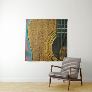 Gift for musician guitarist tapestry