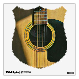 Gift for musician guitarist wall decal