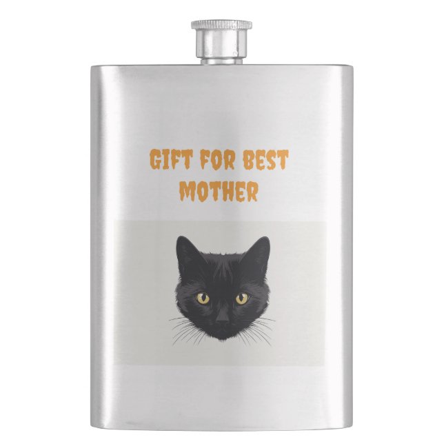 Gift for my best mother  flask (Front)