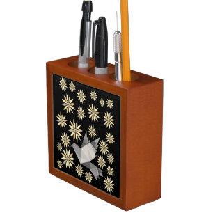 GIFT FOR NATURE LOVER WITH FLOWER DESK ORGANIZER