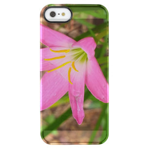 GIFT FOR NATURE LOVER WITH FLOWER CLEAR iPhone SE/5/5s CASE