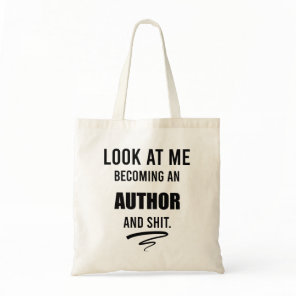 Gift For New Writer Funny Author School Graduation Tote Bag