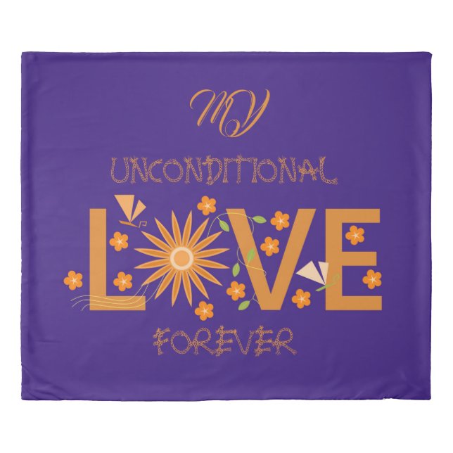 GIFT FOR NEW YEAR, BIRTHDAY, VALENTINE, WEDDING DUVET COVER (Front)