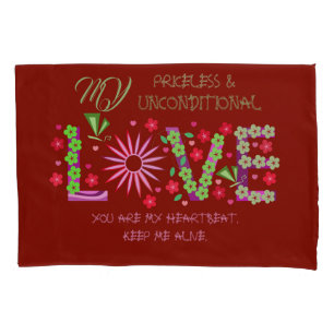 GIFT FOR NEW YEAR, BIRTHDAY, VALENTINE, WEDDING PILLOW CASE