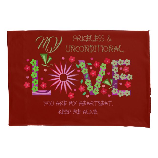 GIFT FOR NEW YEAR, BIRTHDAY, VALENTINE, WEDDING PILLOW CASE (Front)