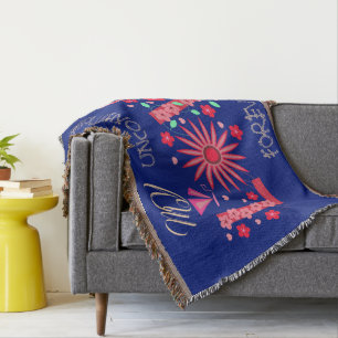 GIFT FOR NEW YEAR, BIRTHDAY, VALENTINE, WEDDING THROW BLANKET